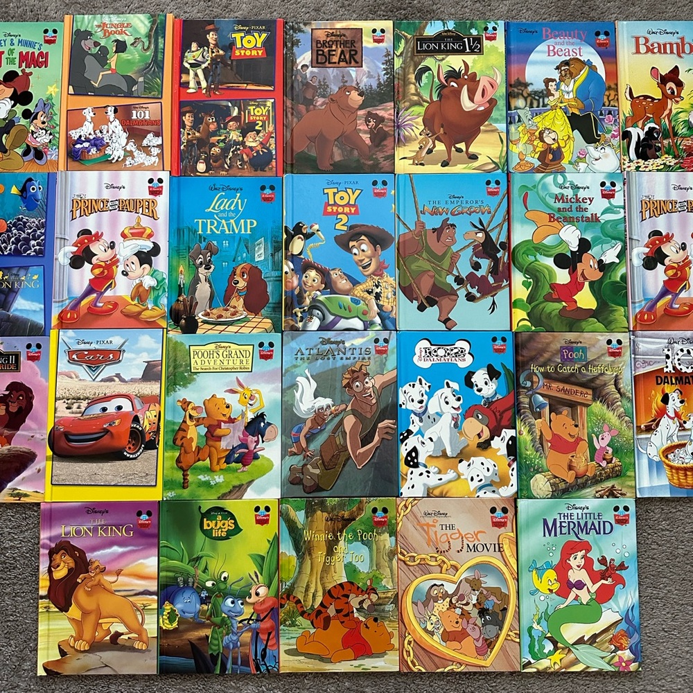 Disney’s Wonderful World Of Reading (Hardcover) Children’s Reading Books